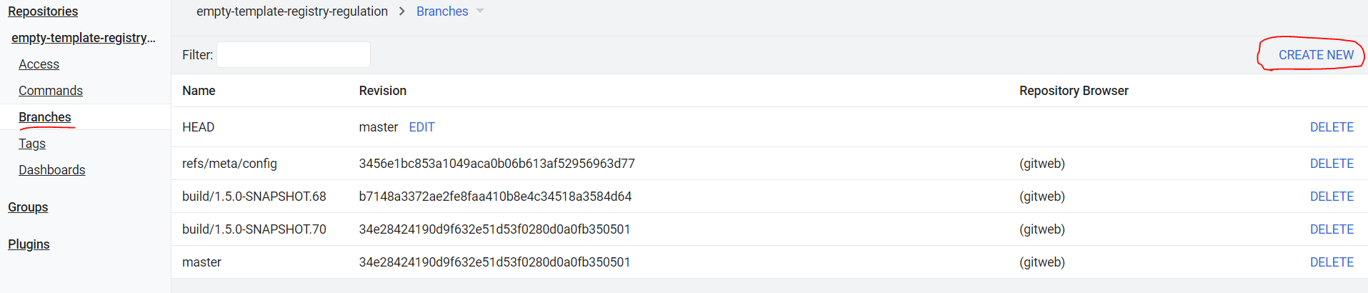 restore codebase reg reg 4